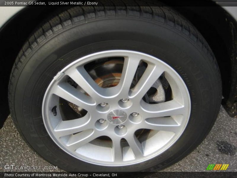 Liquid Silver Metallic / Ebony 2005 Pontiac G6 Sedan