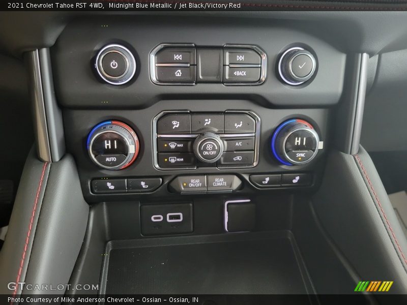 Controls of 2021 Tahoe RST 4WD