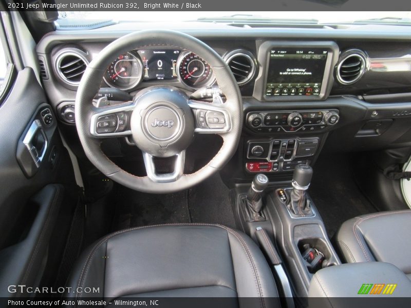 Bright White / Black 2021 Jeep Wrangler Unlimited Rubicon 392