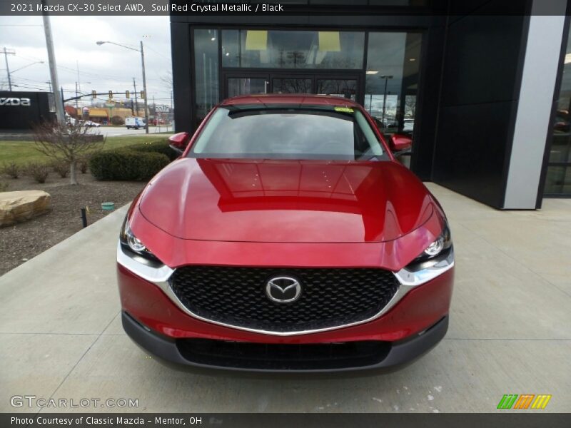 Soul Red Crystal Metallic / Black 2021 Mazda CX-30 Select AWD