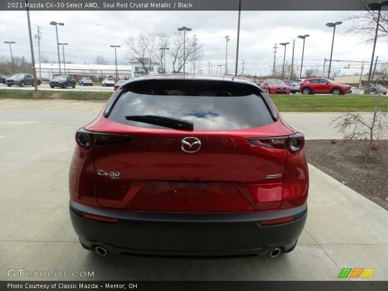 Soul Red Crystal Metallic / Black 2021 Mazda CX-30 Select AWD