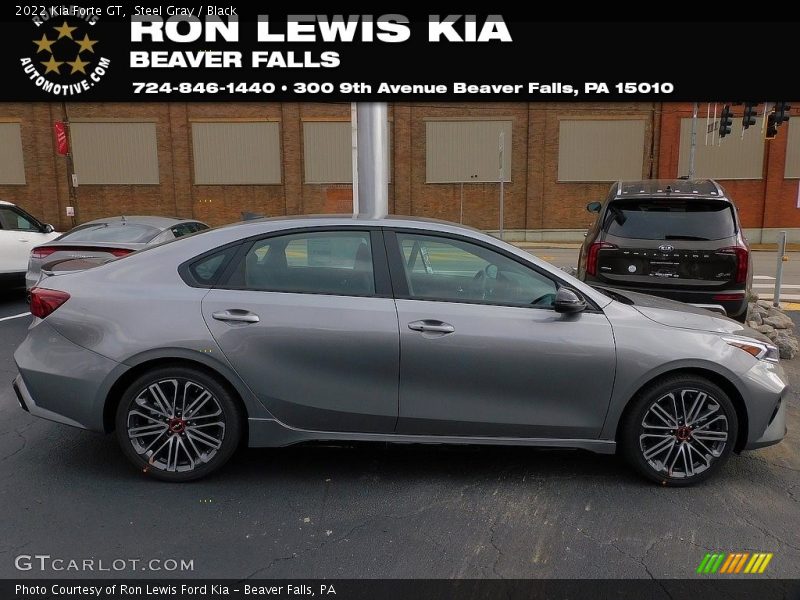 Steel Gray / Black 2022 Kia Forte GT