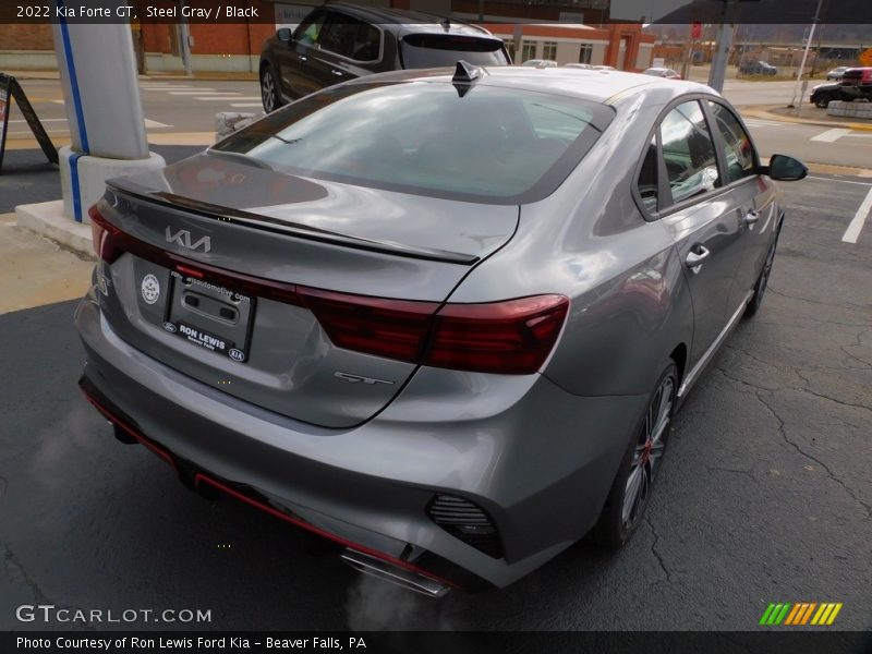 Steel Gray / Black 2022 Kia Forte GT