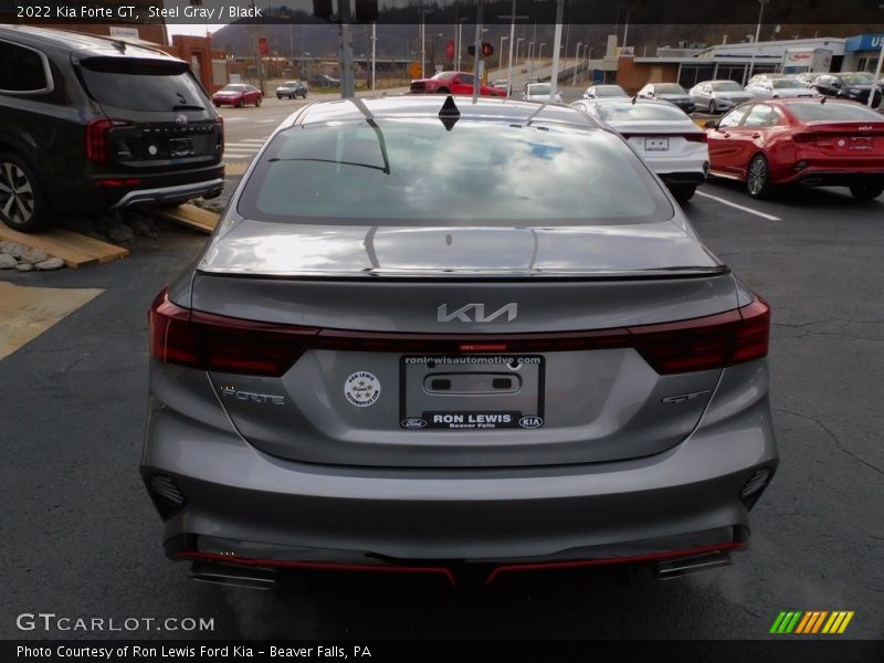 Steel Gray / Black 2022 Kia Forte GT