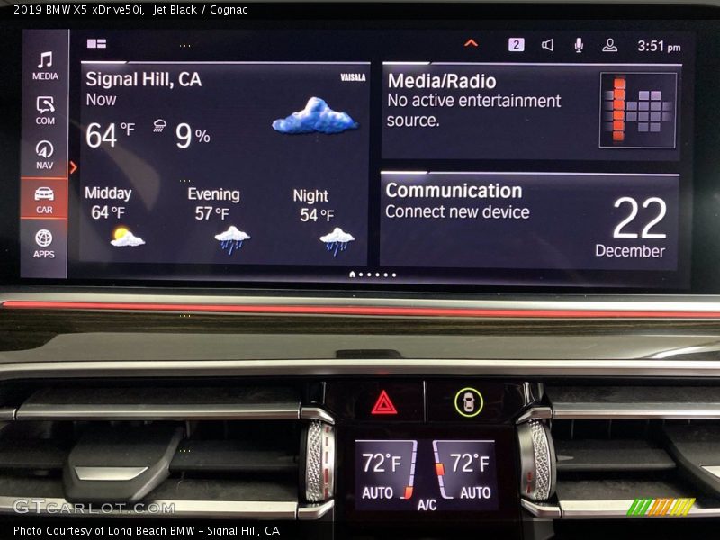Jet Black / Cognac 2019 BMW X5 xDrive50i