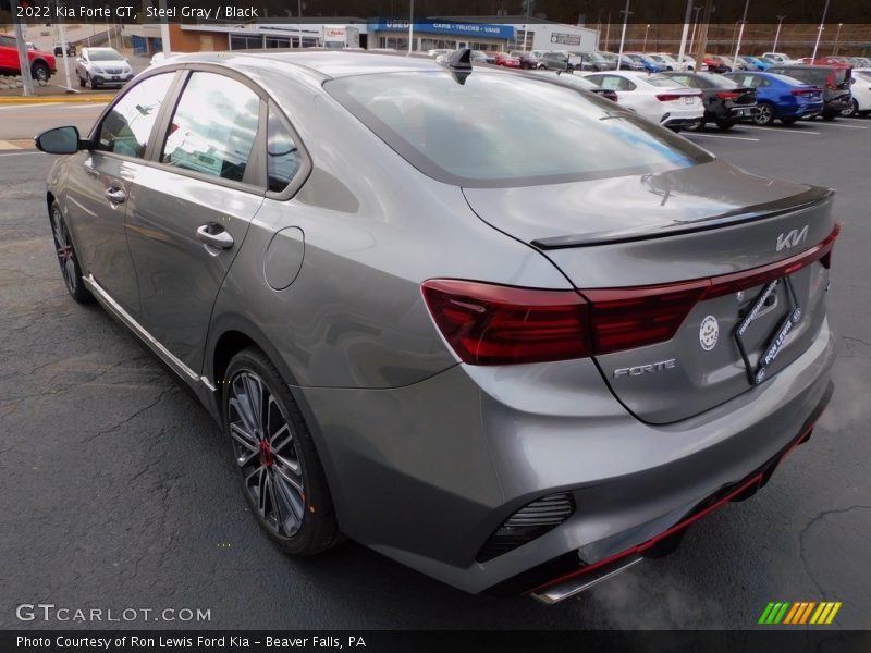 Steel Gray / Black 2022 Kia Forte GT