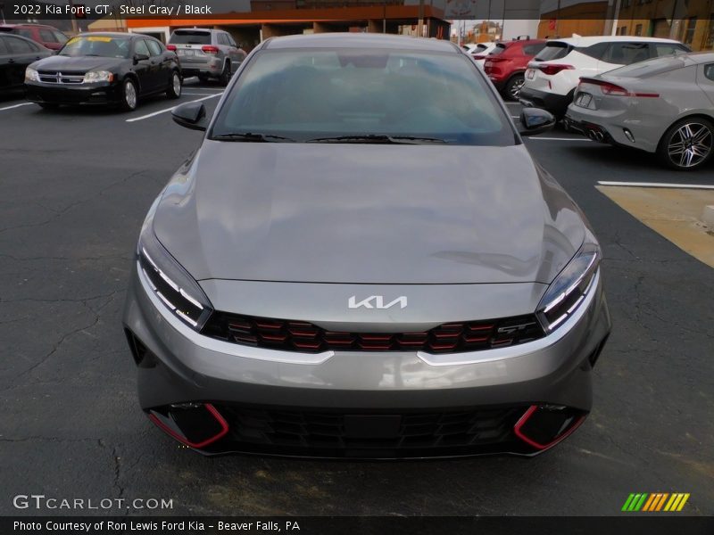Steel Gray / Black 2022 Kia Forte GT