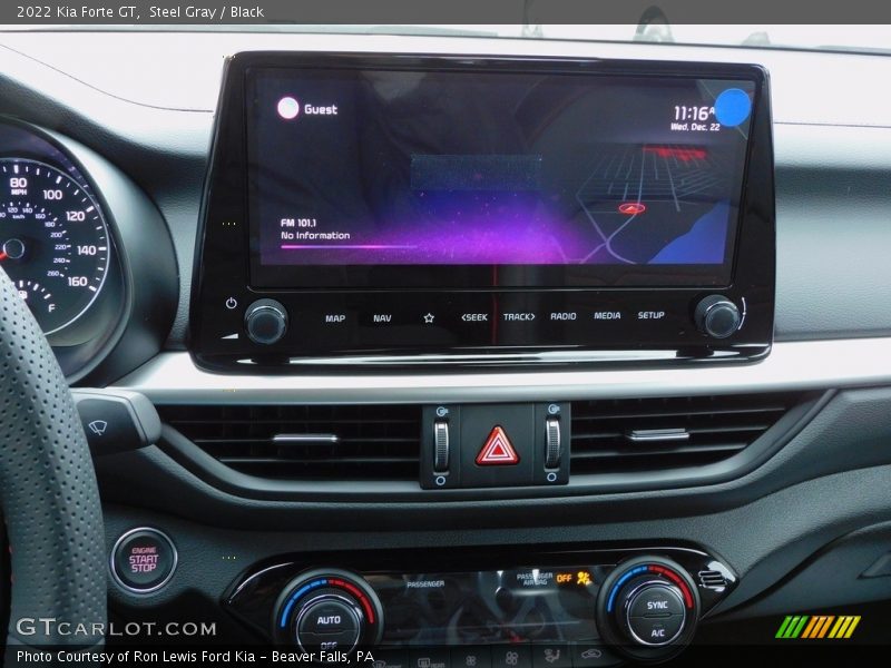 Steel Gray / Black 2022 Kia Forte GT