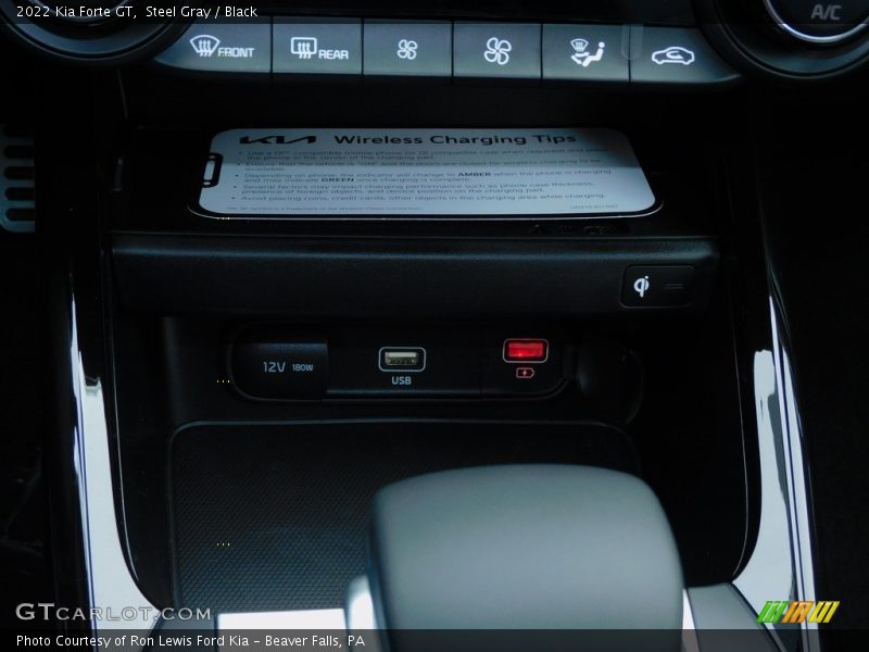 Steel Gray / Black 2022 Kia Forte GT