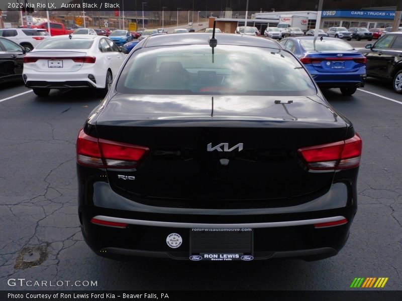 Aurora Black / Black 2022 Kia Rio LX