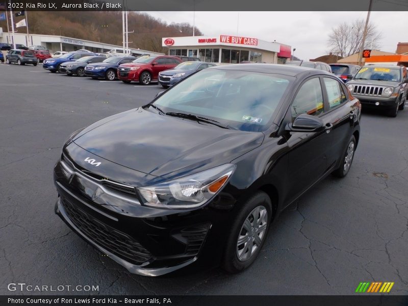 Aurora Black / Black 2022 Kia Rio LX