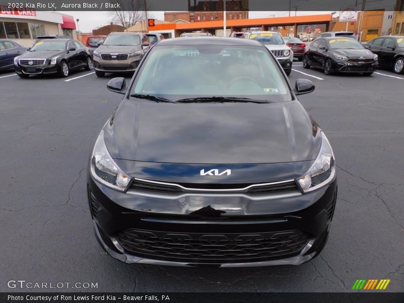 Aurora Black / Black 2022 Kia Rio LX