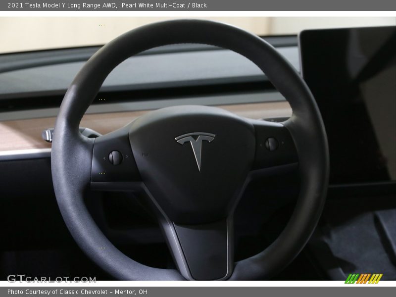  2021 Model Y Long Range AWD Steering Wheel