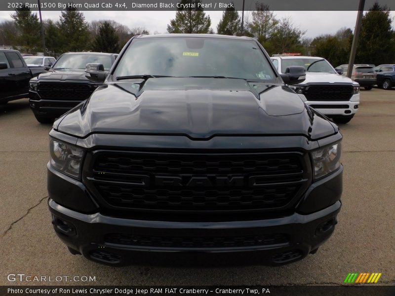 Diamond Black Crystal Pearl / Black 2022 Ram 1500 Big Horn Quad Cab 4x4