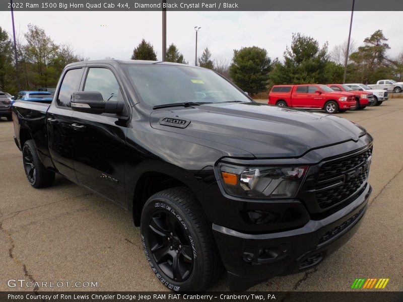 Diamond Black Crystal Pearl / Black 2022 Ram 1500 Big Horn Quad Cab 4x4