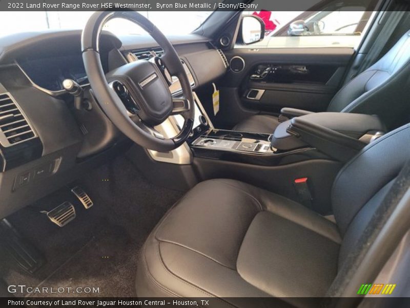 Front Seat of 2022 Range Rover HSE Westminster