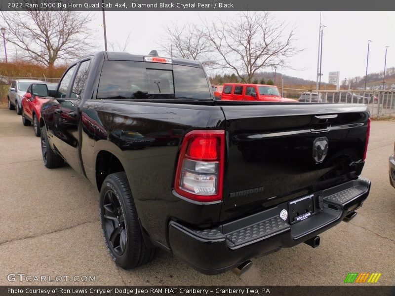 Diamond Black Crystal Pearl / Black 2022 Ram 1500 Big Horn Quad Cab 4x4