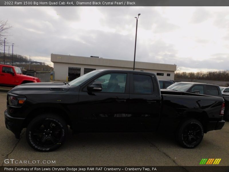 Diamond Black Crystal Pearl / Black 2022 Ram 1500 Big Horn Quad Cab 4x4