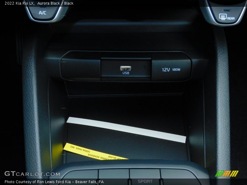 Aurora Black / Black 2022 Kia Rio LX