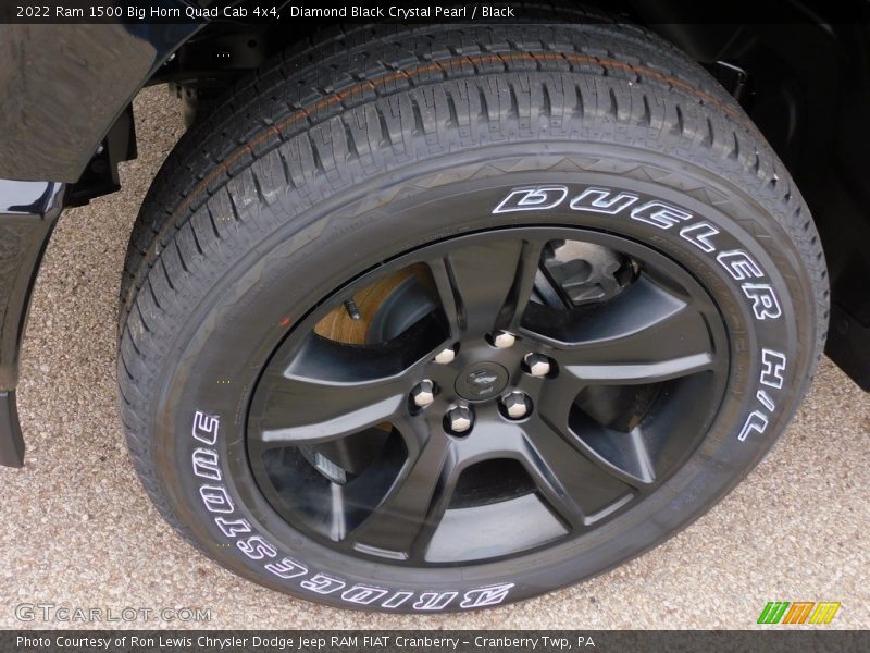 Diamond Black Crystal Pearl / Black 2022 Ram 1500 Big Horn Quad Cab 4x4