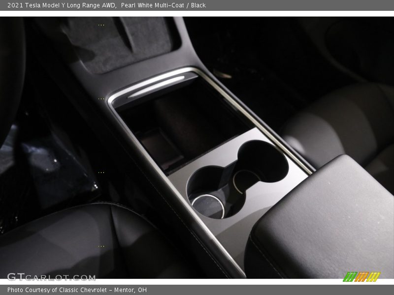Pearl White Multi-Coat / Black 2021 Tesla Model Y Long Range AWD