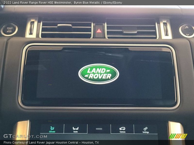 Byron Blue Metallic / Ebony/Ebony 2022 Land Rover Range Rover HSE Westminster