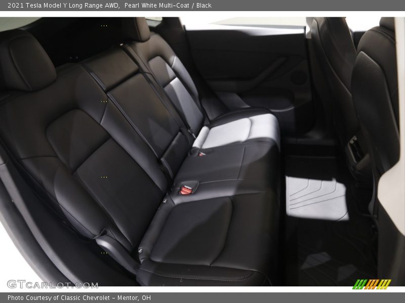 Rear Seat of 2021 Model Y Long Range AWD