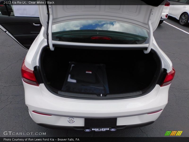 Clear White / Black 2022 Kia Rio LX