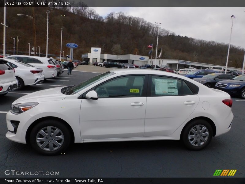  2022 Rio LX Clear White