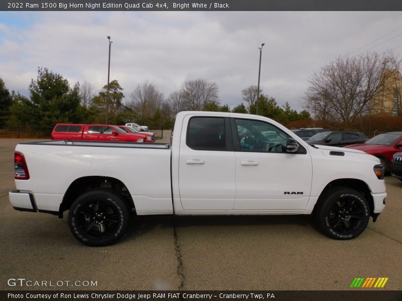 Bright White / Black 2022 Ram 1500 Big Horn Night Edition Quad Cab 4x4