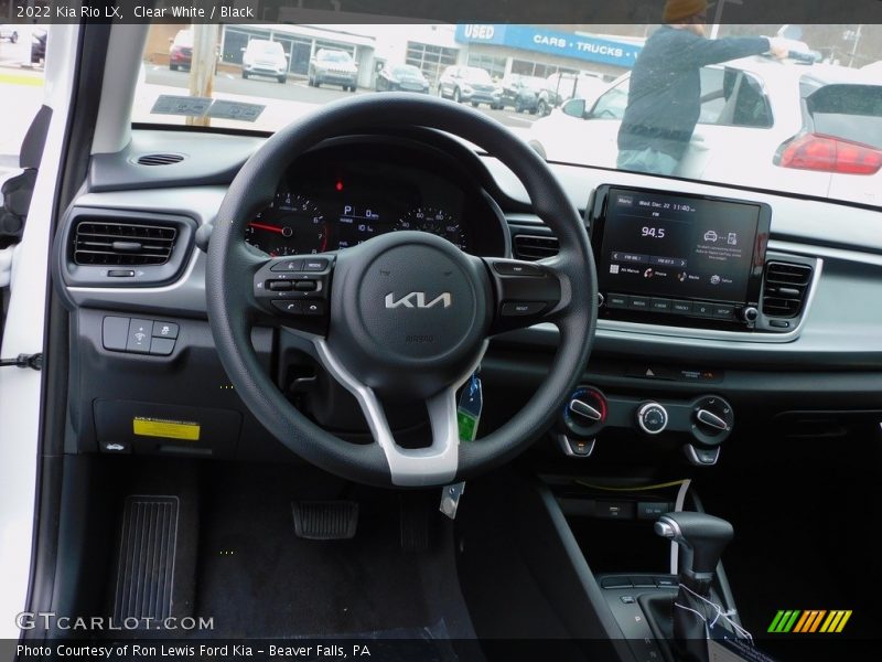 Dashboard of 2022 Rio LX