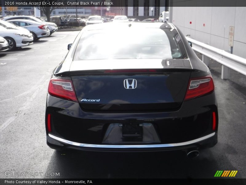 Crystal Black Pearl / Black 2016 Honda Accord EX-L Coupe