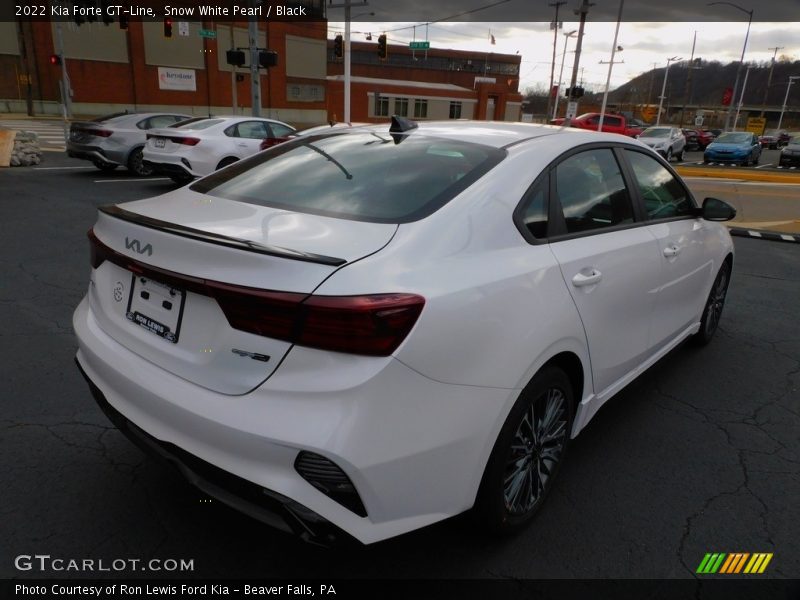Snow White Pearl / Black 2022 Kia Forte GT-Line