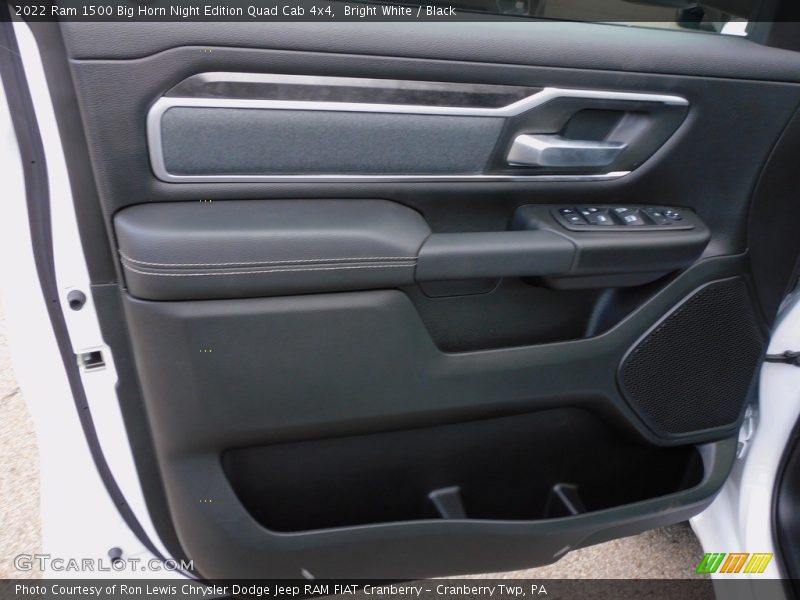Bright White / Black 2022 Ram 1500 Big Horn Night Edition Quad Cab 4x4