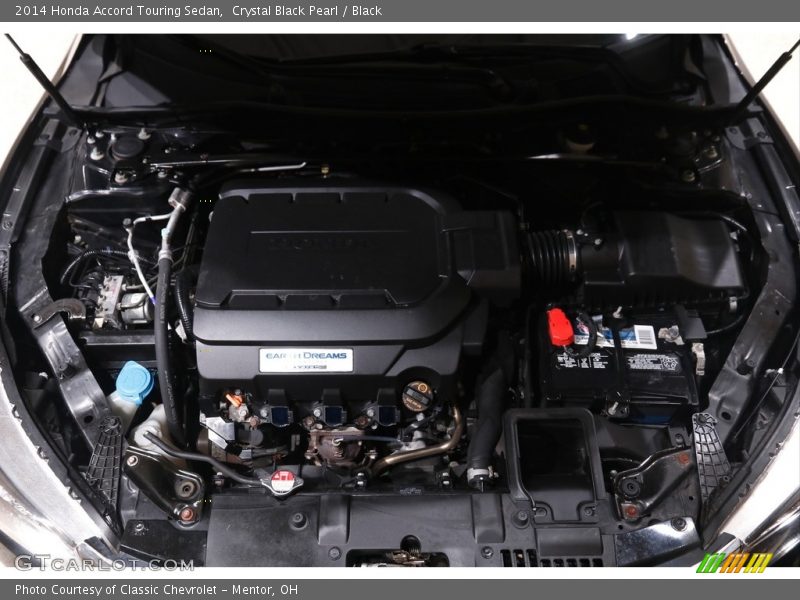 Crystal Black Pearl / Black 2014 Honda Accord Touring Sedan