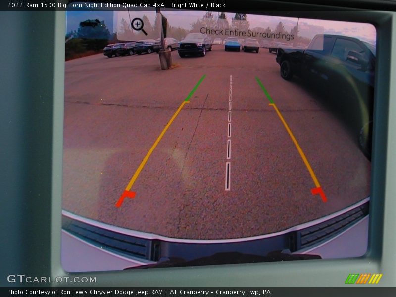 Bright White / Black 2022 Ram 1500 Big Horn Night Edition Quad Cab 4x4