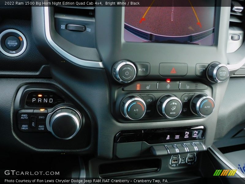 Bright White / Black 2022 Ram 1500 Big Horn Night Edition Quad Cab 4x4