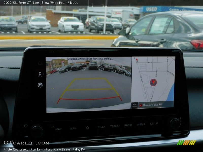 Snow White Pearl / Black 2022 Kia Forte GT-Line