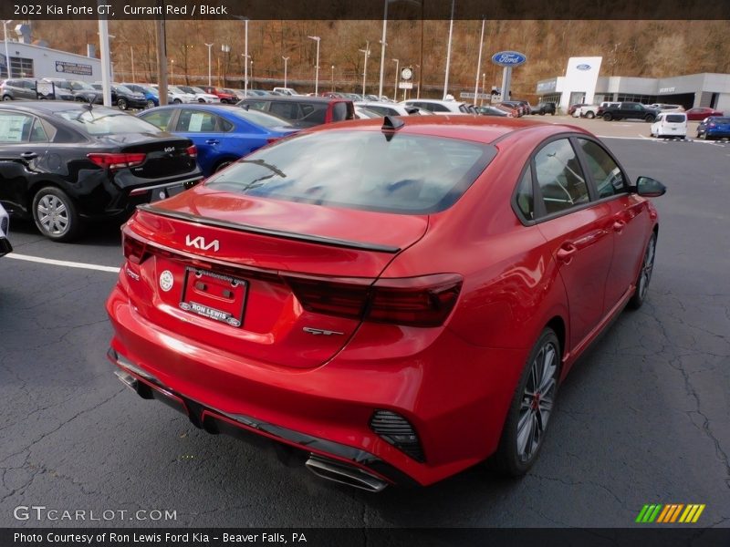 Currant Red / Black 2022 Kia Forte GT