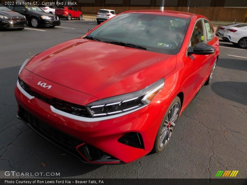 Currant Red / Black 2022 Kia Forte GT