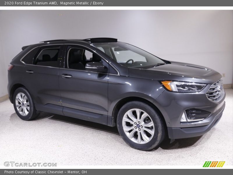 Magnetic Metallic / Ebony 2020 Ford Edge Titanium AWD