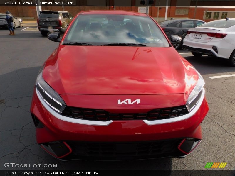 Currant Red / Black 2022 Kia Forte GT