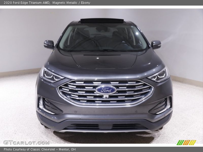 Magnetic Metallic / Ebony 2020 Ford Edge Titanium AWD