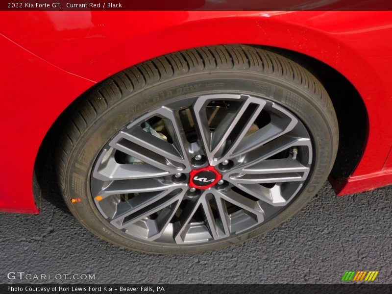 Currant Red / Black 2022 Kia Forte GT