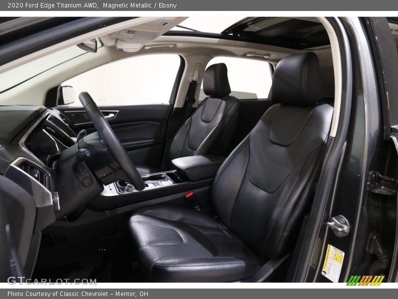 Magnetic Metallic / Ebony 2020 Ford Edge Titanium AWD