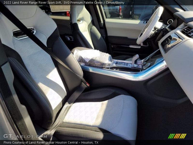 Front Seat of 2022 Range Rover Sport SVR