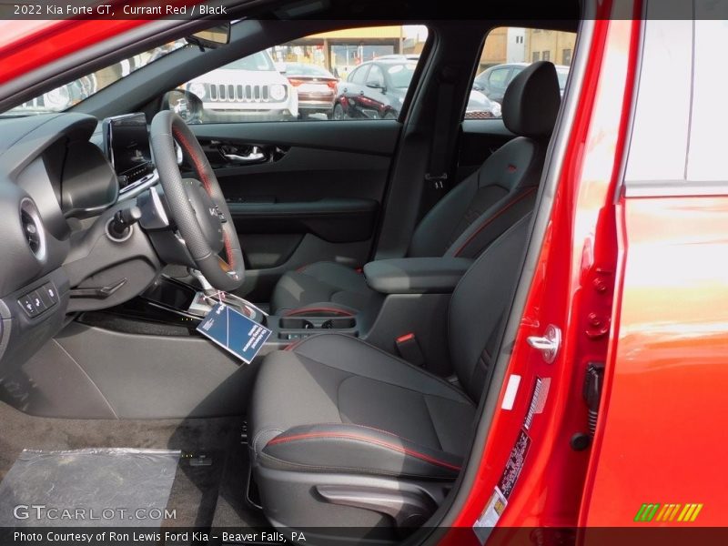 Currant Red / Black 2022 Kia Forte GT