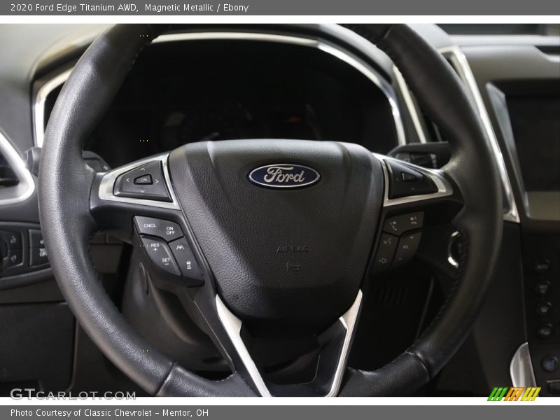 Magnetic Metallic / Ebony 2020 Ford Edge Titanium AWD