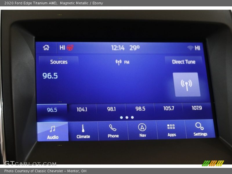 Magnetic Metallic / Ebony 2020 Ford Edge Titanium AWD