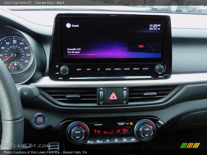 Currant Red / Black 2022 Kia Forte GT